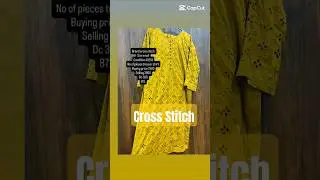 Soft Lawn Suit for This Hot Weather! ☀ #SummerLook #3PCSuit #PrelovedFashion #LawnSuit#crossstitch