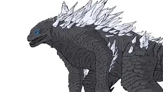 How To Draw Space Godzilla | Godilla X Kong: Supernova