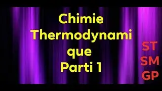 cours 01 الدرس الاول Termodynamique partie 1