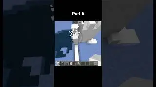 MINECRAFT SNOW CASTLE BUILD! ❄️🏰 | Winter Fortress With Door Part 6 #minecraft #snow #shorts