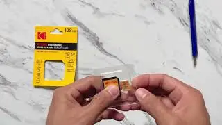 Kodak Micro SDXC UHS-I U3 V30 A1 Memory Card Unboxing