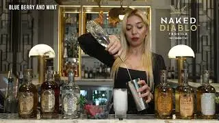How to make a Naked Diablo Tequila - Blueberry Diablo - Tequila Cocktail Ideas (Mixology).