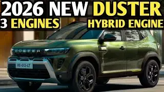2026 Renault Duster is here 3 ENGINES Turbo and Strong Hybrid. Prices out in March