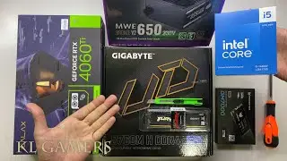 intel Core i5 14400F GIGABYTE B760M H DDR4 Predator GM7000 GALAX RTX4060Ti Gaming PC Build