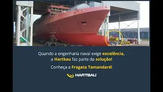 Hartbau integra o projeto Fragata Tamandaré. Navio foi destaque em matéria do Domingo Espetacular.