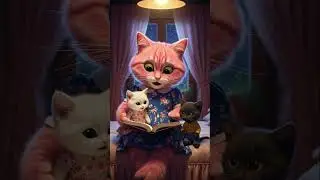 Newborn Kittens & Their Mama's Love Story #catvideos #animation #cute