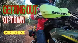 Getting out of town on CB500X