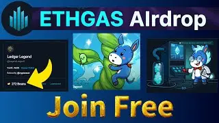 ETHGAS Airdrop Full Guide | Eth Gas Airdrop Collect $Beans | New Crypto Airdrop