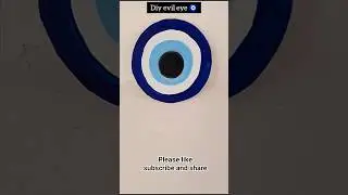 diy evil eye 🧿craft ideas #music #punjabisong #diy #artscraft #shortvideo #diy #creative #viral