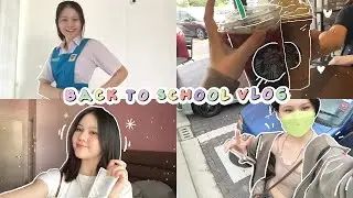 日常VLOG｜开学前准备🎒📚✏️