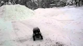 RC4WD Predator Tracks on Custom Axial SCX10 in the