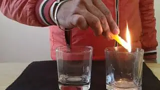 hot water+ cold water 💧 with candle 🕯️ wax experiment 🧪