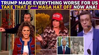 Sunny Hostin 'The View' TAKEN OFF SET By Producers After SAVAGE FIGHT With Ana Navarro Over Trump