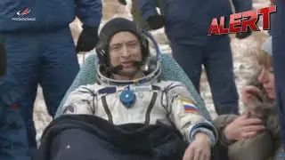 Исторический момент: российский космический корабль &laquo;Союз МС-27&raquo; с Сергеем Рыжиковым приземлился ...