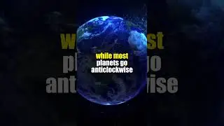 Venus spins clockwise | Space Fact