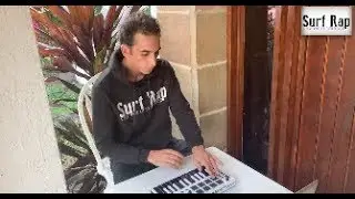 SURFRAPSTEPH MAKES BEAT AND RAPS ON THE SPOT! (WEEK 3) SURFRAP