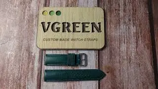 Teal Badalassi Wax Custom Leather Strap