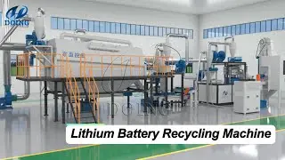 Maximizing Value from E-Waste: Lithium-Ion Battery Recycling Plant Process Workflow
