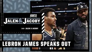 🚨 LEBRON STEPS IN 🚨Addressing Bronny&rsquo;s upcoming college choice 👀 | Jalen & Jacoby