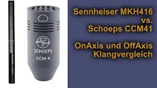 Sennheiser MKH 416 | Vergleich OnAxis und OffAxis vs Schoeps CCM41 in Innenr&auml;umen