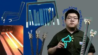 SIC Heating Elements| 1400C Sic Heater| Silicon Carbide Rod | W-types|Double-spiral types|