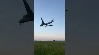 Spotting planes near Heathrow #planes #planespotting #heathrowairport #planeslover #a350