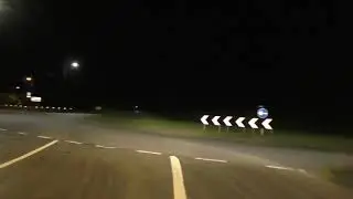 Night Drive On Temeside Way, Hams Way, Grove Way, Bromyard Road & Tudor Way, Worcester, England
