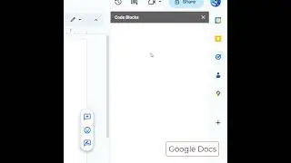 Блоки кода Google Docs