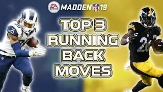 Top 3 BEST RB Moves - Madden 19 tips