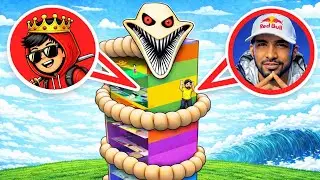 I ESCAPE THE DEADLY WORM TOWER IN ROBLOX😮