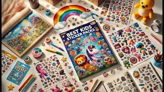 🎨 SAVITA 3D Stickers for Kids & Toddlers 500+ Puffy Stickers | Best Kids Sticker Packs 🎨