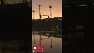 Metro-North's Diesel Holiday Lights Train Goes To New Haven (Cos Cob, CT) #shorts
