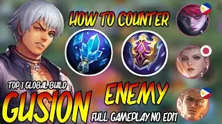 How to Counter Enemy Easy Win Ranked Gameplay GUSION BEST BUILD 2022 | TOP 1 GLOBAL GUSION GAMEPLAY