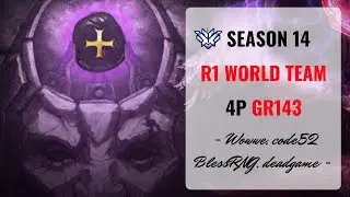 [Diablo 3] S14 Rank1 World Team GR143 4Player