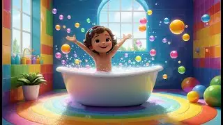 Splish, Splash, A Rainbow Bath | Fun Bath Time Nursery Rhyme for Toddlers | Early Learning Songs