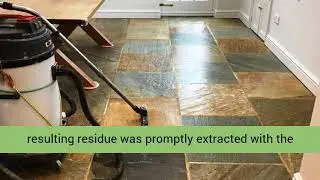 Cleaning and Sealing Multi Coloured Slate Flooring in Ravensthorpe