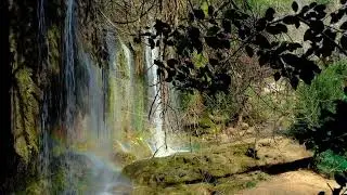 Расслабляющие Звуки Водопада  4K 2 hours Tropical Waterfall & Audio   relaxing, meditation, nature.
