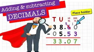 Add and Subtract Decimals Year 5 | The Maths Guy