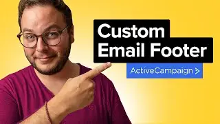How to change the default footer in ActiveCampaign