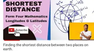 How to calculate distance on the surface of the earth|Tr Oigo MSc Online|
