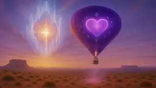 528Hz & 963Hz &mdash; The Ascension Balloon | Heart & Crown Activation