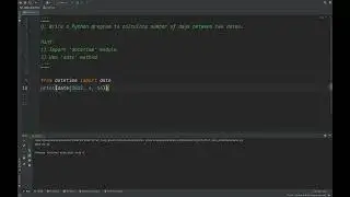 Python-Write a program to calculate number of days between two dates.