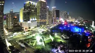 Ultra Music Festival, Miami, Day 1, March 25, 2022 - Timelapse