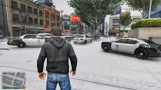 Gta V Enchanted - Michael Stole a Police Car&hellip; and They Couldn&rsquo;t Stop Him 🚓