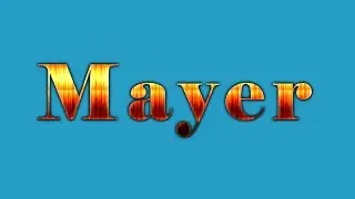 Mayer's Relation 1