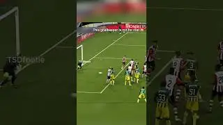This Keeper Is Playing a Different Sport 😮🧤⚽ #goalkeeper #crazygoal #futbol