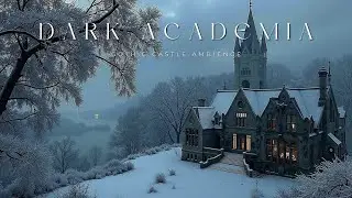 Dark Academia Winter Melancholy ~ Gothic Study Music for Focus & Reading