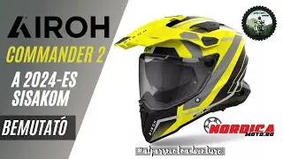 A sisakom a 2024-es szezonra - Airoh Commander 2- Bemutat&oacute; #alparsmotoadventure #nordicamoto #airoh
