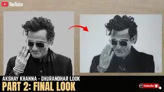 Final look of Akshaye Khanna as Rehman Dakait from Dhurandhar | Portrait 