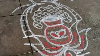 Pongal special kolam #rangavalikolam #pongalkolam 